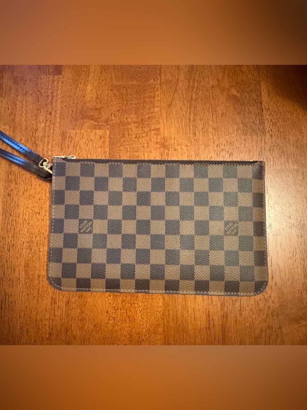 Louis Vuitton Damier Canvas Toiletry Pouch in Brown